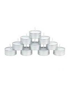Unscented Tea Lights 100/Pkg-White