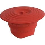 Review Trudeau 0998002 / Trudeau Strainer/Steamer with Lid 6-3/4-Inch, Red