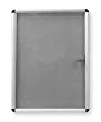 Dakota Designs 2RXD2 Enclosed Bulletin Board, Fabric, 24x36