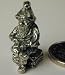 Miniature Gnome Sitting in Pewter by Warwick Miniatures