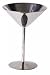 GSI Glacier Stainless Martini Glass