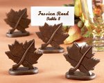 Classic Maple-Leaf Place Card Holder (Set of 4) As Seen in Brides Magazine Sept/Oct 2008