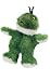 KONG Sitting Frog Dog Toy, Small, Green
