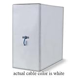 500' CAT5E Bulk Cable White