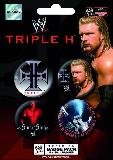 Pyramid Posters - Badge Pack WWE Triple H King of Ring