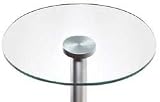 16-1/16 Glass Top Leg - Set of 4 - Matte Steel