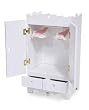 MELISSA & DOUG DELUXE WOODEN DOLL ARMOIRE