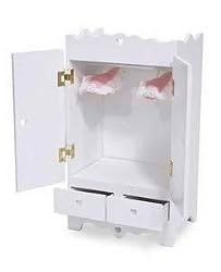 MELISSA & DOUG DELUXE WOODEN DOLL ARMOIRE