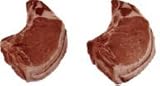 All Natural Pork Loin Rib Chop Center Cut 8- 1.1/2" thick