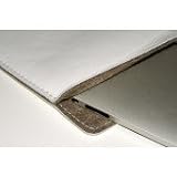 iPad Tasche "i-bag" Leder business wei&szlig;