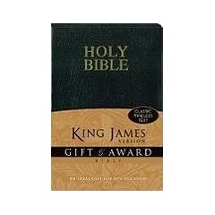 Holy Bible: King James Version Black Leather-Look Gift & Award Bible