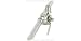 4190 Stainless Steel Rail Mount