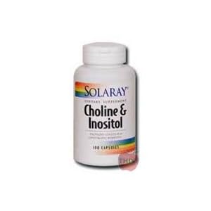 Choline and Inositol - 100 - Capsule by Solaray