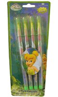 Disney Tinker Bell Crayons Set - 4 pcs pack Tinkerbell pop-a-point color tip crayons