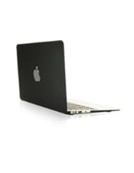 Personal Computer: TopCase Rubberized Hard Case Cover for 11-Inch Macbook Air - Black - TOP CASE