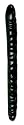 California Exotics Slim Jim Duo Veined Super Slim Double Dong, Black, 17"