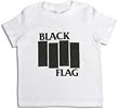 BLACK FLAG - Logo - White Women's / Girls T-shirt (Babydoll / Girlie)
