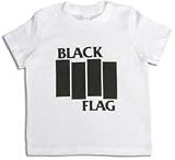 BLACK FLAG - Logo - White Women's / Girls T-shirt (Babydoll / Girlie)