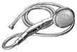 Waxman 8679200 5-Spray Distinctives Handheld Showerhead, Chrome