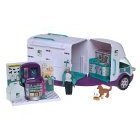Animal Planet Animal Rescue Mobile Vet Center with Vet, Treatment Unit and 2 Exclusive Animals, 16 Piece Set