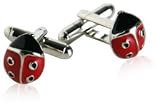 Cute Ladybug Cufflinks With Presentation Box