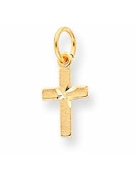 10K Gold Cross Charm