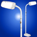 BlueMax 70w White Dimmable Floor Lamp by BlueMax
