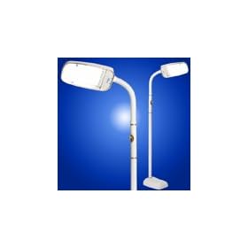 BlueMax 70w White Dimmable Floor Lamp