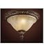 2 Light Flush Mount In Burnt Bronze