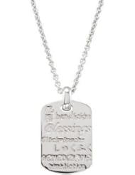Blessings Necklace Pendant With Diamond/Rhodium Plate Sterling Silver R45300