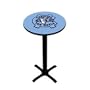 North Carolina Tar Heels - UNC Pedestal Pub Table NCAA College Athletics Style 1