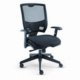 Epoch Series Mesh Mid back Swivel/Tilt Multifunctional Chair, Black AELEP42ME10B