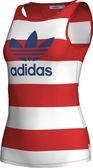 Adidas Damen Top Logo Tank Stripes, core energy s12/ running white, 42, X31948 Preisvergleich