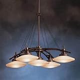 Structures Bronze 30 1/2" Wide 5-Light Chandelier