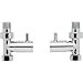 Kitchen & Housewares : Minimalist Radiator Valves Straight Pair