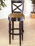 Normandy Barstool In Cherry And Black by Standard Furniture
