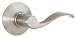 Schalge F170ACC619RH Accent Right Hand Dummy Lever, Satin Nickel