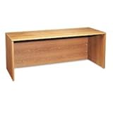 10500 Series Credenza Shell, Medium Oak, 72w x 24d x 29-1/2h
