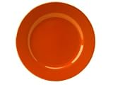 Waechtersbach Solid Orange Peel Rim Salad Plates Set of 4