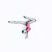 Foyo FY072 Female Gymnast Shoe Charm