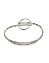 Ed Levin, Horizon Flip Bracelet, .925 Sterling Silver & 14K Gold, Sizes S - L, Expandable