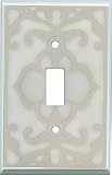 Review All Fired Up!  / ARABESQUE Taupe Decorative Light Switchplates, Outlet Covers, Rocker, GFCI Switch plates 1 Toggle