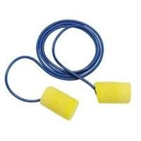 E-A-R Classic Ear Plugs, Corded, PVC Foam, Yellow, 200 Pairs per Box