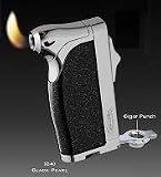 Vector Dupla Lighter, Black Anodized Matte