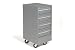4 Drawer Mobile Pedestal