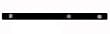 Mini Skinny Self-Stick Strip Magnet Board - Black by Three By Three Seattle