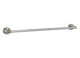 Tools & Hardware : Delta 74024-CB Traditional 24-Inch Towel Bar, Chrome and Polished Brass
