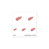 Detroit Red Wings Official Logo Fingernail Tattoos
