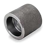 Industrial Grade 1MNX9 Half Coupling, 1/8 In, Socket Weld, Steel