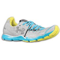 Womens Under Armour Charge RC, Color:Silver/Blue, 6 B
